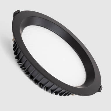 Downlight LED 30W Circolare SAMSUNG AERO CCT Selezionabile 130 lm/W Microprismatico LIFUD Foro Ø 200 mm Nero