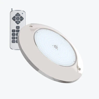 LED Poolstrahler Aufbau RGB tauchfähig 12V DC IP68 Rostfreier Edelstahl 20W XtraPool