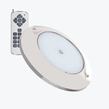 LED Poolstrahler Aufbau RGB tauchfähig 12V AC IP68 Rostfreier Edelstahl 35W XtraPool