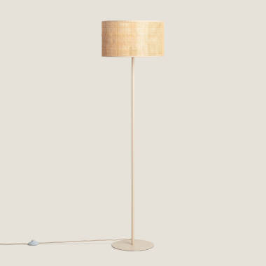 Staande lamp van Rotan en  Metaal Savia