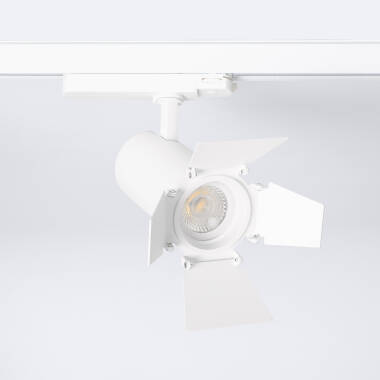 3-Phasenstromschiene LED-Strahler 20W Fasano Cinema Dimmbar Weiss