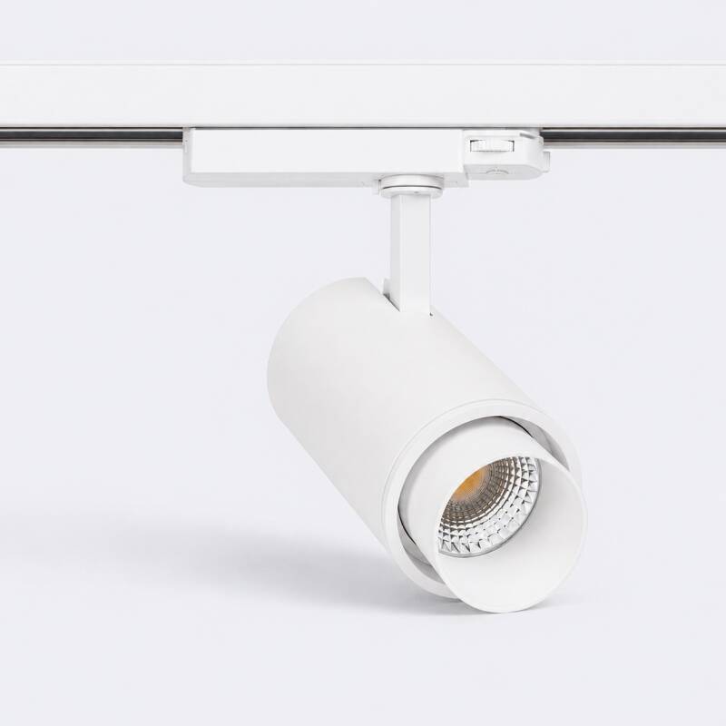 Afbeelding van LED Track Spot Driefasig 20W Fasano Cilindro Dimbaar Wit