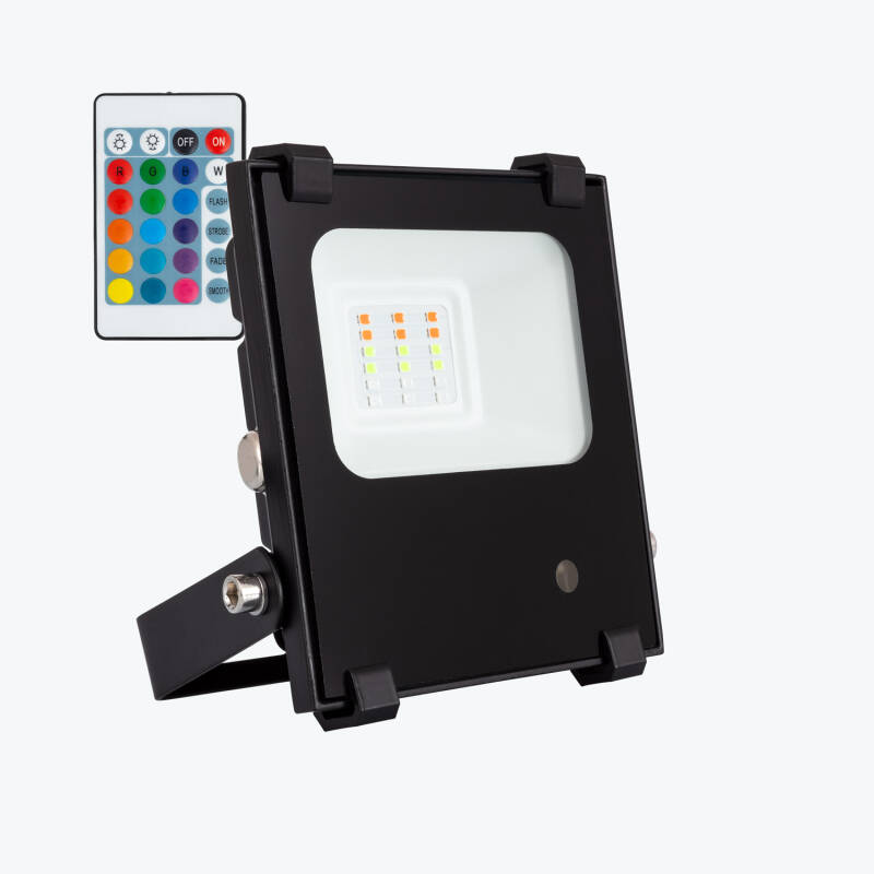 Bild von LED- Fluter 10W 135lm/W IP65 HE PRO Dimmbar RGB