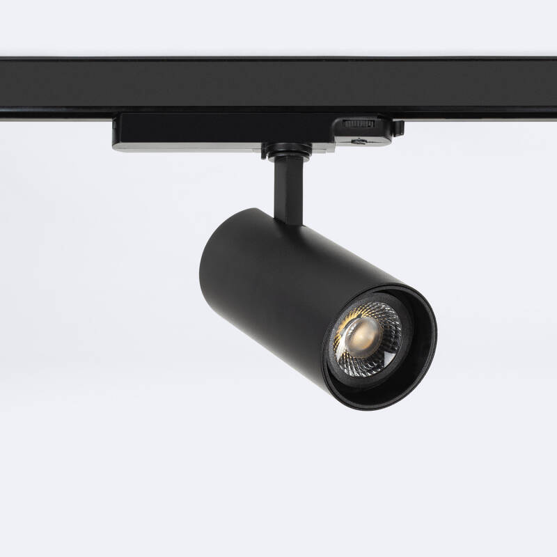 Image of Fasano 30W 3-Circuit Track Dimmable LED Spotlight Black