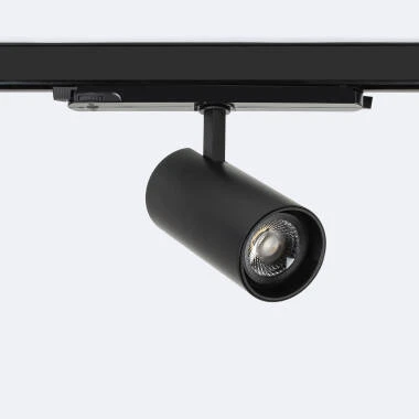 Faretto LED Fasano Nero 30W Regolabile DALI per Binario Trifase