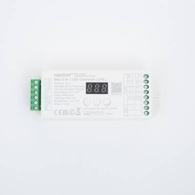 Přijímač Stmívač LED DL-X DALI 5 v 1 DT8 pro LED Pásky Jednobarevné/CCT/RGB/RGBW/RGB+CCT 12/24V DC MiBoxer