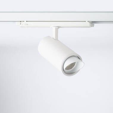 Lištový LED Reflektor Třífázový 30W Fasano s Clonou Stmívatelný DALI Flicker-Free Bílý