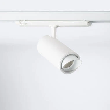 Track Spot LED Driefase 30W Fasano Cilindro Bisel Dimbaar DALI Wit