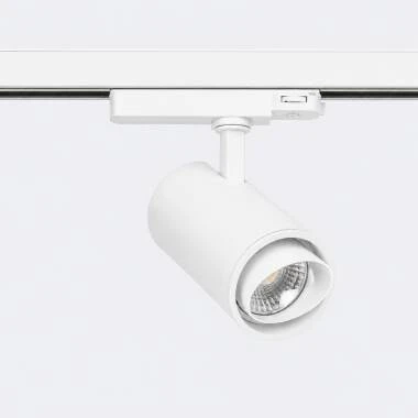 LED Track Spot Driefasig 30W Fasano Cilindro Bisel Dimbaar Wit