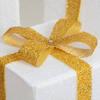Afbeelding van Set van 3 LED-kerstcadeau Dozen op Batterijen Noelle