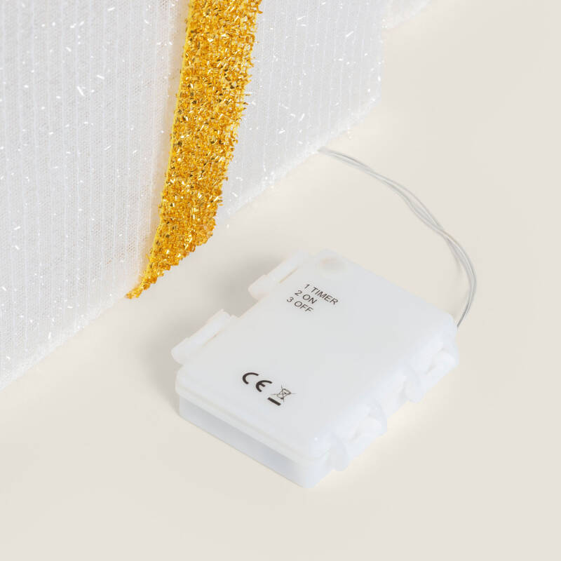 Afbeelding van Set van 3 LED-kerstcadeau Dozen op Batterijen Noelle