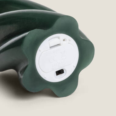 Afbeelding van LED waskaarsen set van 2 met golvend design Velia