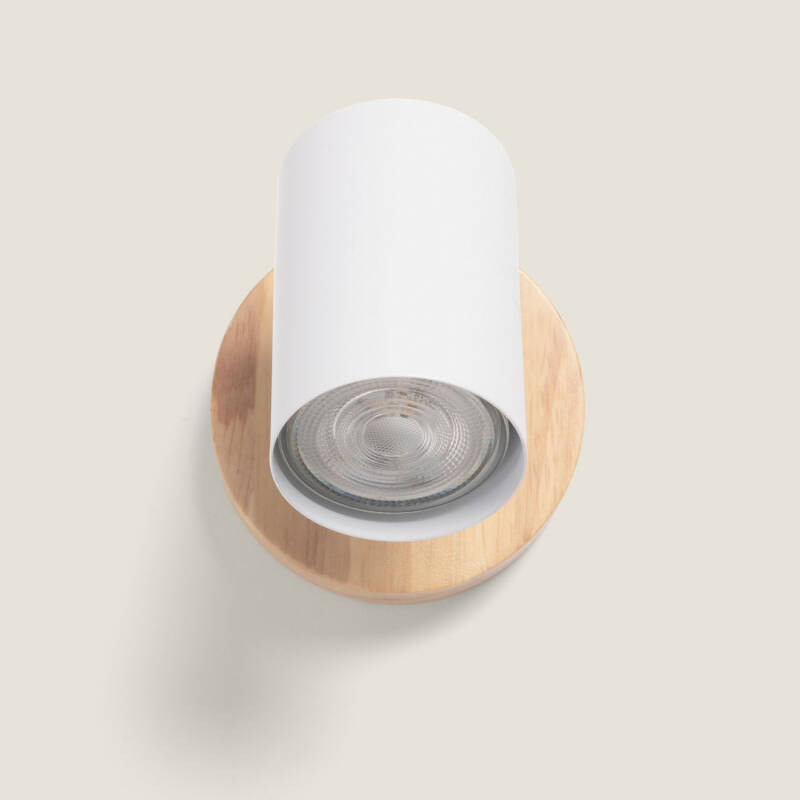 Image de Applique Murale Orientable Bois et Métal Foco Albus