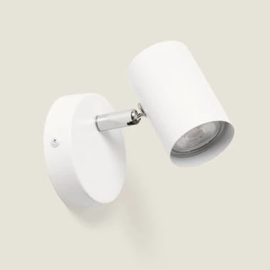 Applique Murale Orientable Métal 1 Spot Albus Nero
