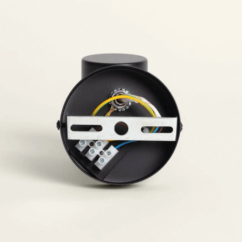 Image de Applique Murale Orientable Métal 1 Spot Albus Nero
