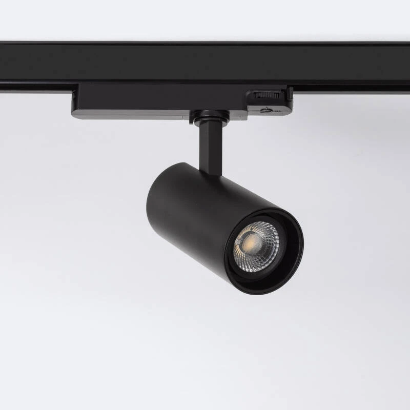 Bild von 3-Phasenstromschiene LED-Strahler 20W Fasano CCT Wählbar Dimmbar Schwarz