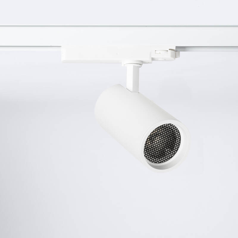 Bild von 3-Phasenstromschiene LED-Strahler 30W Fasano Blendfrei CCT Wählbar Dimmbar Weiss