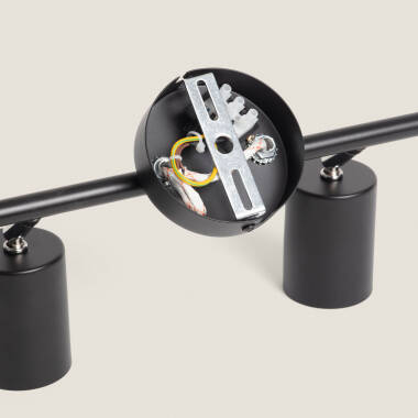Image de Plafonnier Orientable Métal 2 Spots Albus Loft