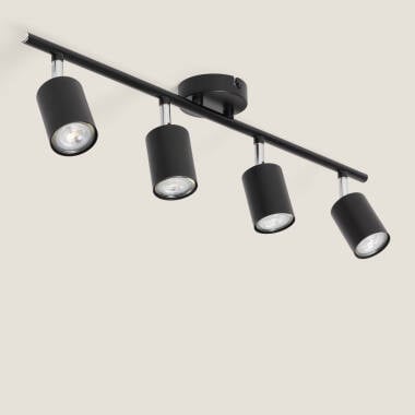 Albus Loft 4 Spot Metal Adjustable Ceiling Light