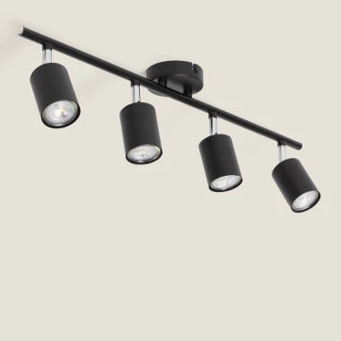 Plafonnier Orientable Métal 4 Spot Albus Loft