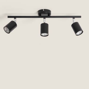 Image de Plafonnier Orientable Métal 3 Spots Albus Loft