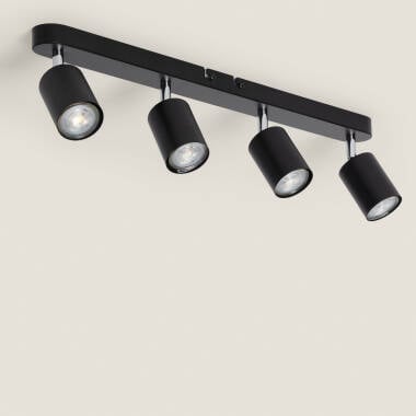 Nero Albus 4 Spot Metal Adjustable Ceiling Light