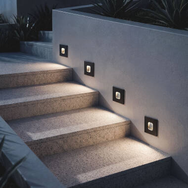 Afbeelding van Wandlamp Outdoor LED 2W Inbouw Vierkant Olite