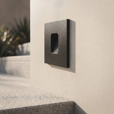 Afbeelding van Wandlamp Outdoor LED 2W Inbouw Vierkant Olite