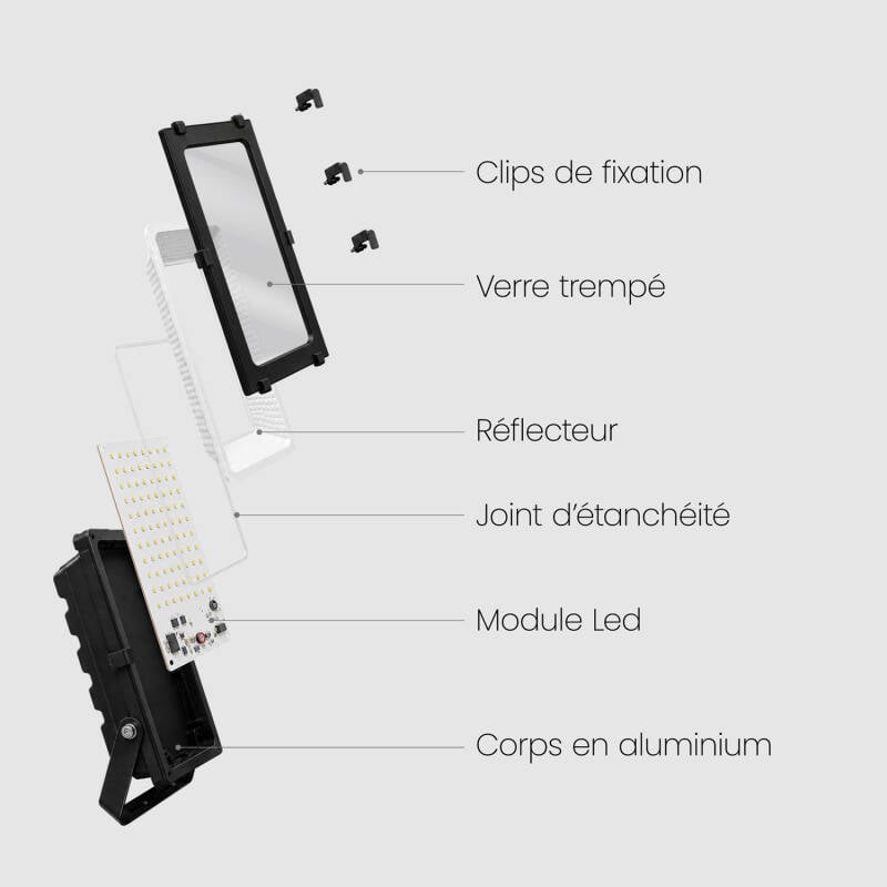 Image de Projecteur LED 30W 145 lm/W IP65 HE PRO Dimmable