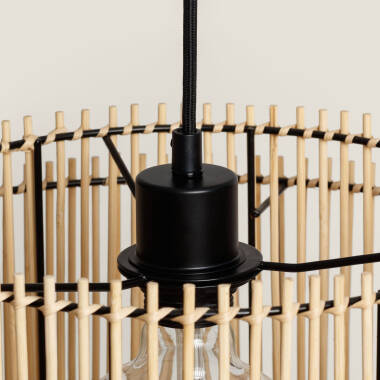 Afbeelding van Hanglamp van Bamboe Natural Kaia