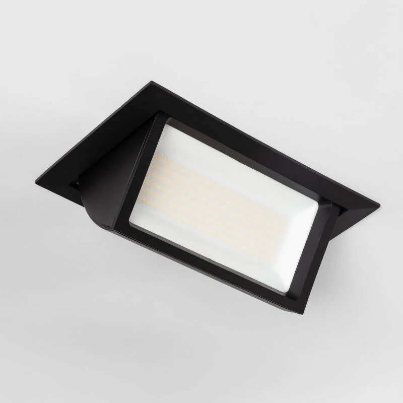 Immagine di Downlight LED Rettangolare Orientabile Chip OSRAM Nero