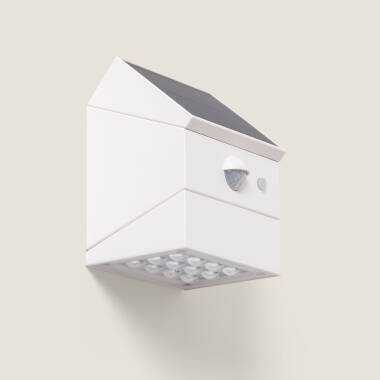Wandlamp Outdoor LED 2.5W  met PIR-Bewegingssensor Twist Solar