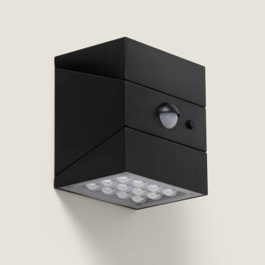 Afbeelding van Buitenwandlamp LED 2.5W met PIR-Bewegingssensor Twist Solar