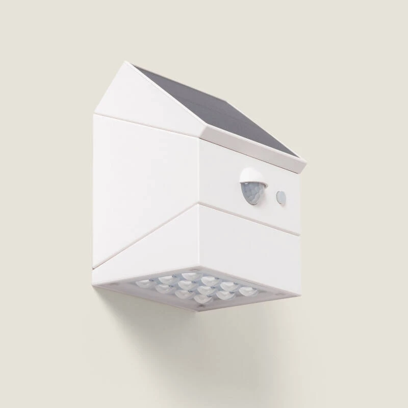 Image of Twist 2.5W Outdoor Solar LED Wall Light wit PIR & Twilight Motion Sensor
