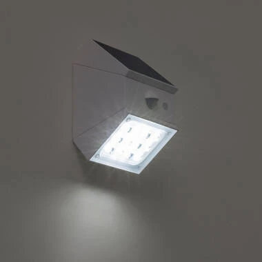 Image of Twist 2.5W Outdoor Solar LED Wall Light wit PIR & Twilight Motion Sensor