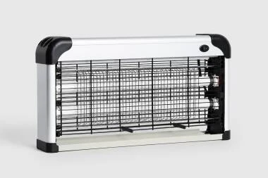Lampada Antizanzare Elettrica con 2 Tubi UV in Alluminio