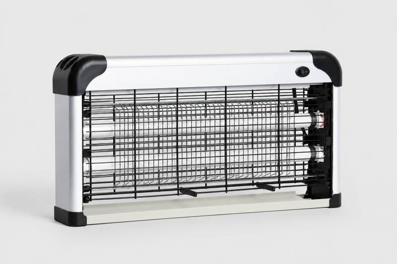 Image de Lampe Anti-Moustiques Électrique avec 2 Tubes UV en Aluminium