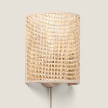 Wandlamp van Rotan Olea