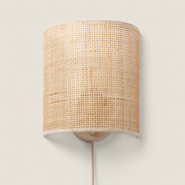 Immagine di Applique da Parete in Rattan Olea