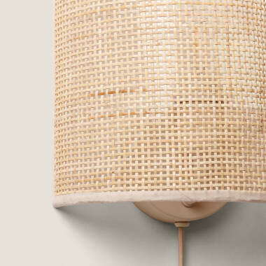 Immagine di Applique da Parete in Rattan Olea