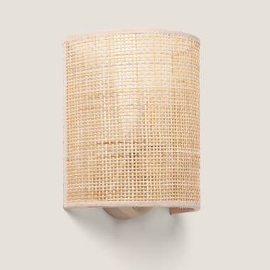 Immagine di Applique da Parete in Rattan Olea