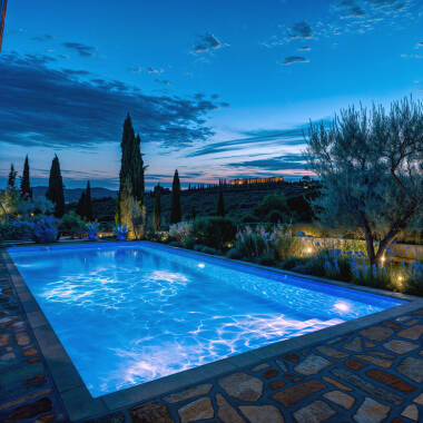 Bild von LED Poolstrahler Aufbau RGB tauchfähig 12V AC IP68 20W XtraPool