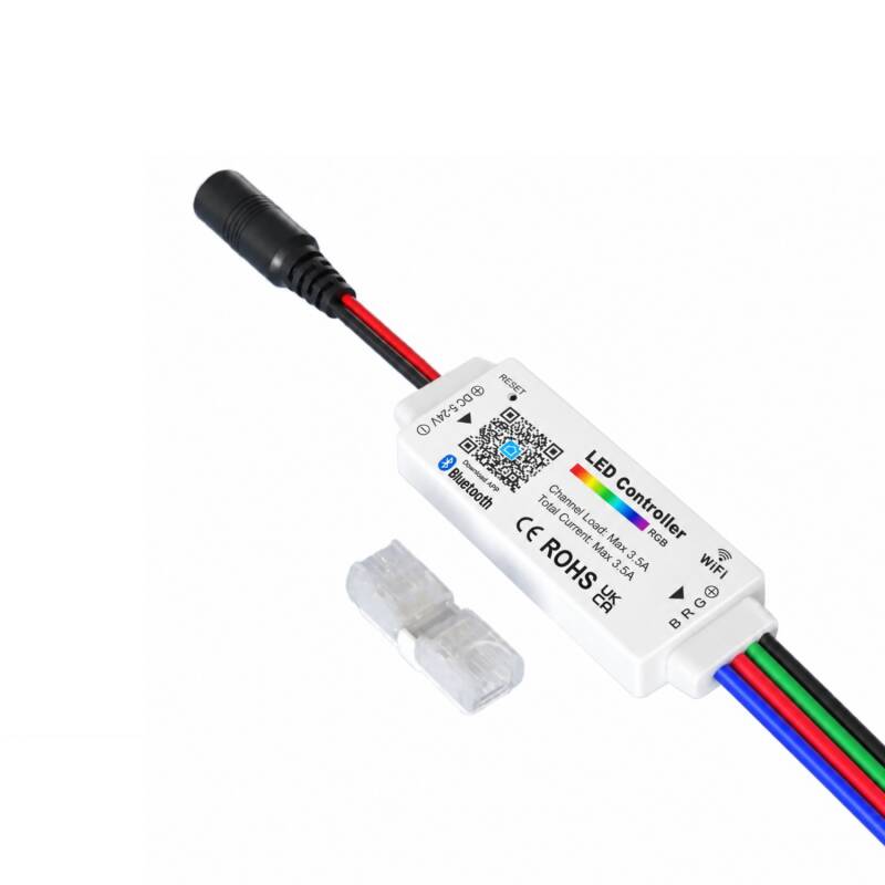 Image of 5/24V DC WiFi Dimmer Controller for RGB LED Strip