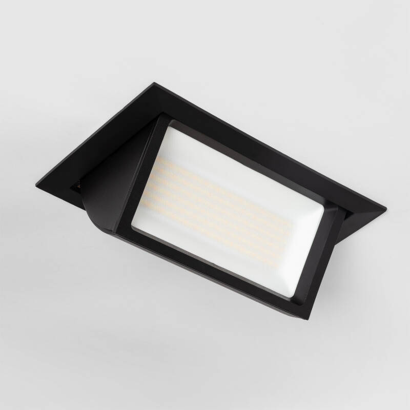 Image de Downlight LED Rectangulaire Orientable Puce OSRAM Noir