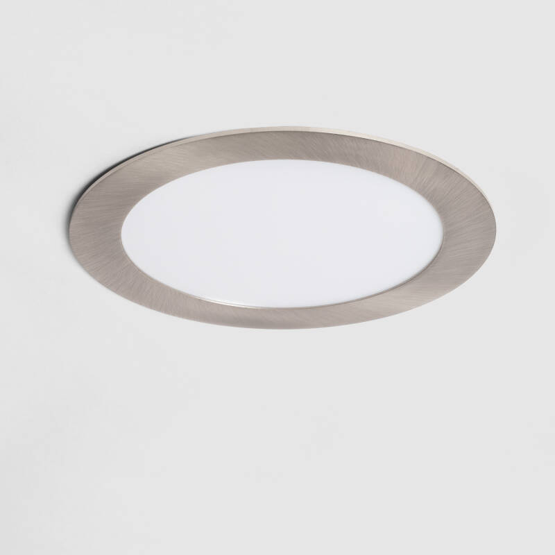 Immagine di Downlight LED 12W Circolare SuperSlim Foro Ø 155mm Argento