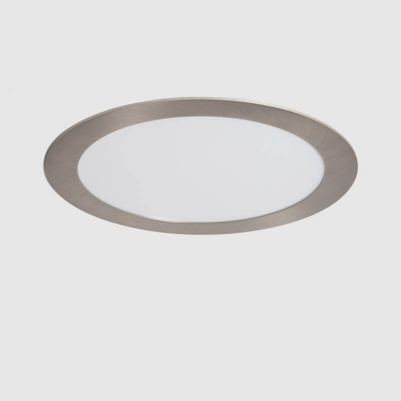 Image of Round SuperSlim 18W LED Downlight Ø205mm in Silver