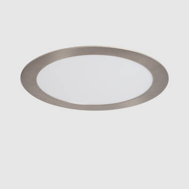 Oprawa LED 18W Okrągła SuperSlim Srebrna Średnica Wycięcia Ø 205 mm