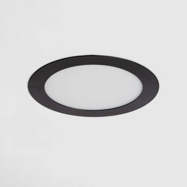 Kruhové Zapuštěné12W LED Svítidlo SuperSlim Černá Ø 155 mm