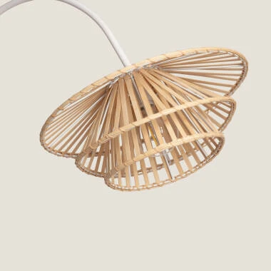 Obrázek Stojací Lampa z Kovu a Bambusu Ailén