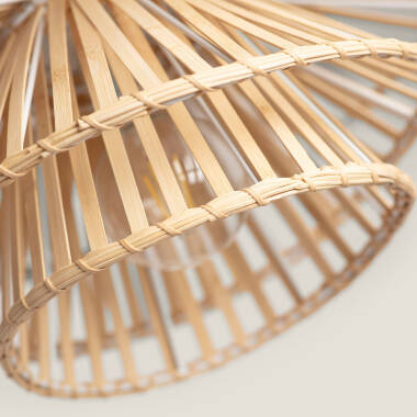Image de Lampadaire Métal et Bambou Ailén